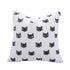 Outdoor throw pillow cover in bright summer colors