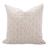 Summer throw pillow covers with bright hand print fabric