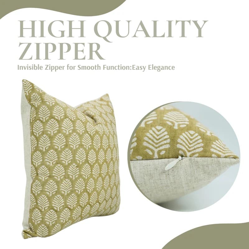 accent pillows with invisible zipper for living room decor