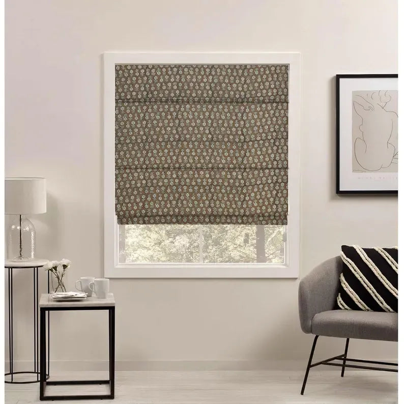 Soft linen roman shades for light and airy interiors