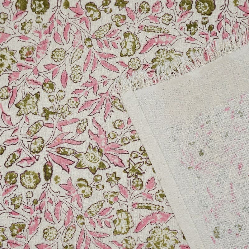 Stylish bathroom towel green patterned