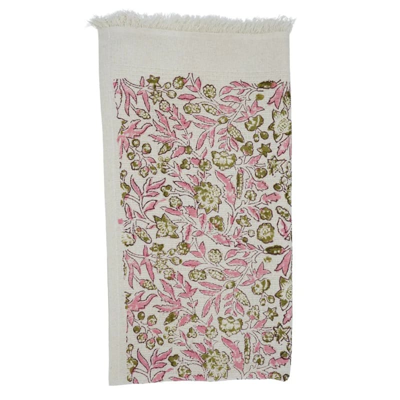 Waffle cotton hand towel for guests