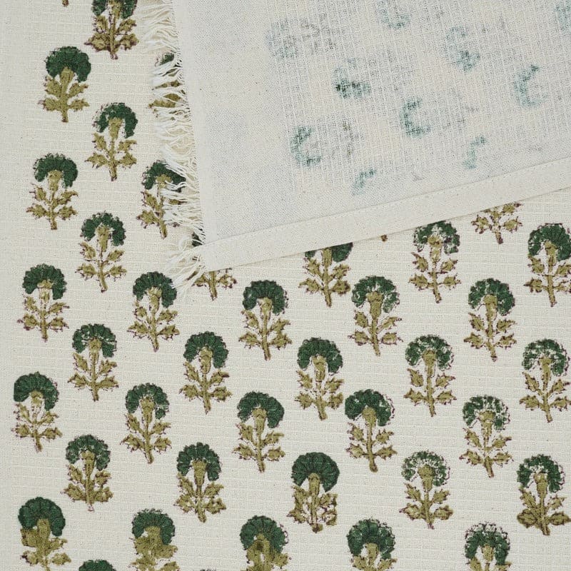 Waffle hand towel green for kitchen use