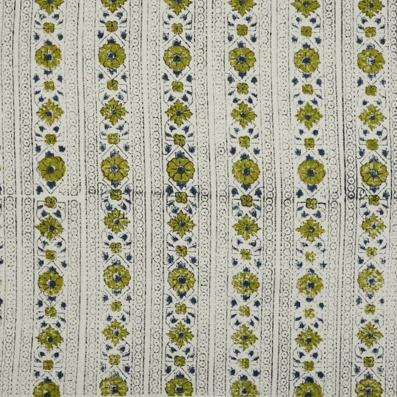 Kitchen towel green patterned folded neatly