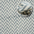 Cotton waffle towel with subtle green print