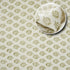 Decorative hand towel folded soft green
