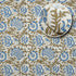 Block print cotton towel with artisanal design