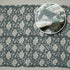 Waffle cotton towel in green for guests