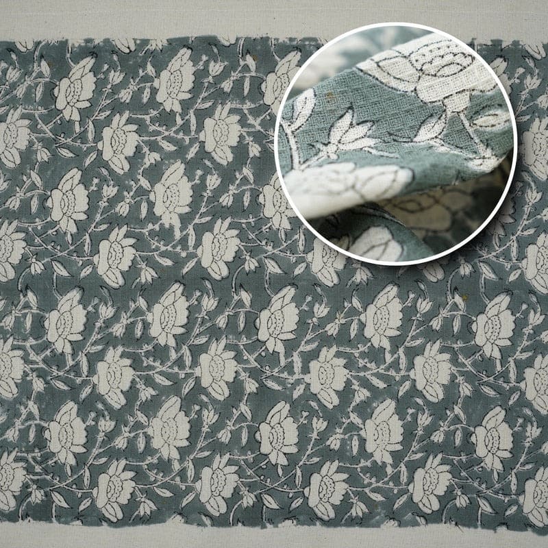 Waffle cotton towel in green for guests