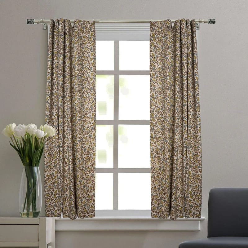Cotton curtains for sliding glass door kitchen