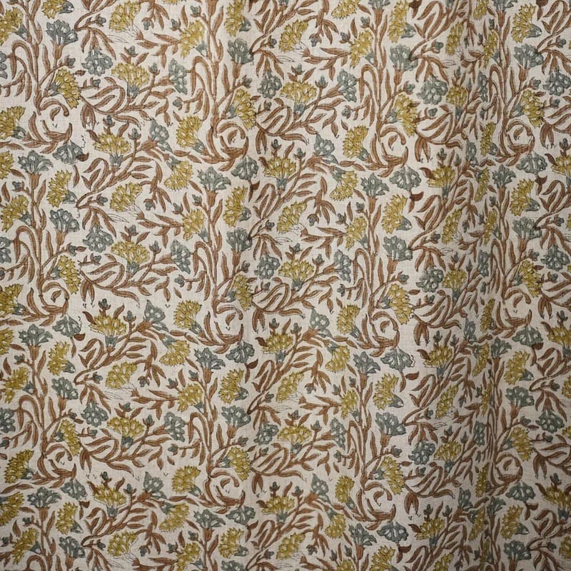 Black patterned curtains for modern living room 