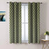 Curtains for room darkening block print style
