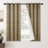 Artisan hand print curtains ethnic fabric panels  
