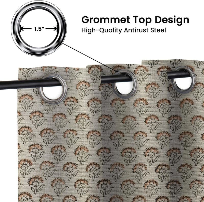 Farmhouse curtains for dining room window 