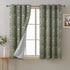 Block print curtains for country living room