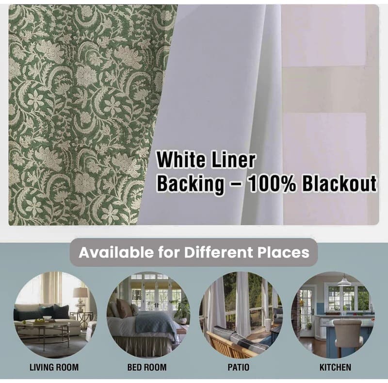 Sage green curtains for relaxing bedroom style  