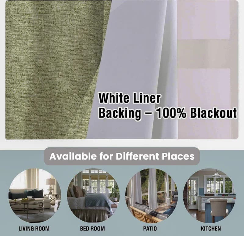 Block print pillow cover texture close view