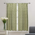 Artisan block print curtains home window decor