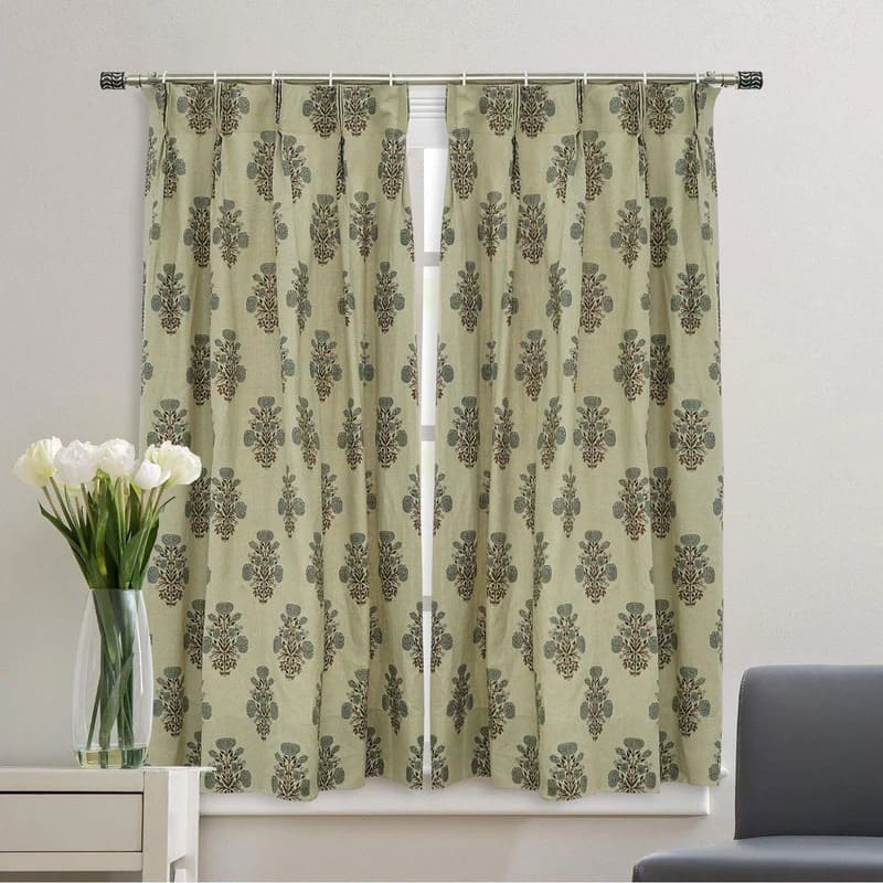 Cotton curtains for kitchen window decor