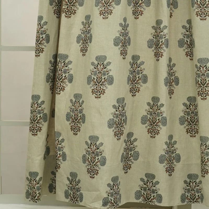 Linen curtains for bedroom soft decor   