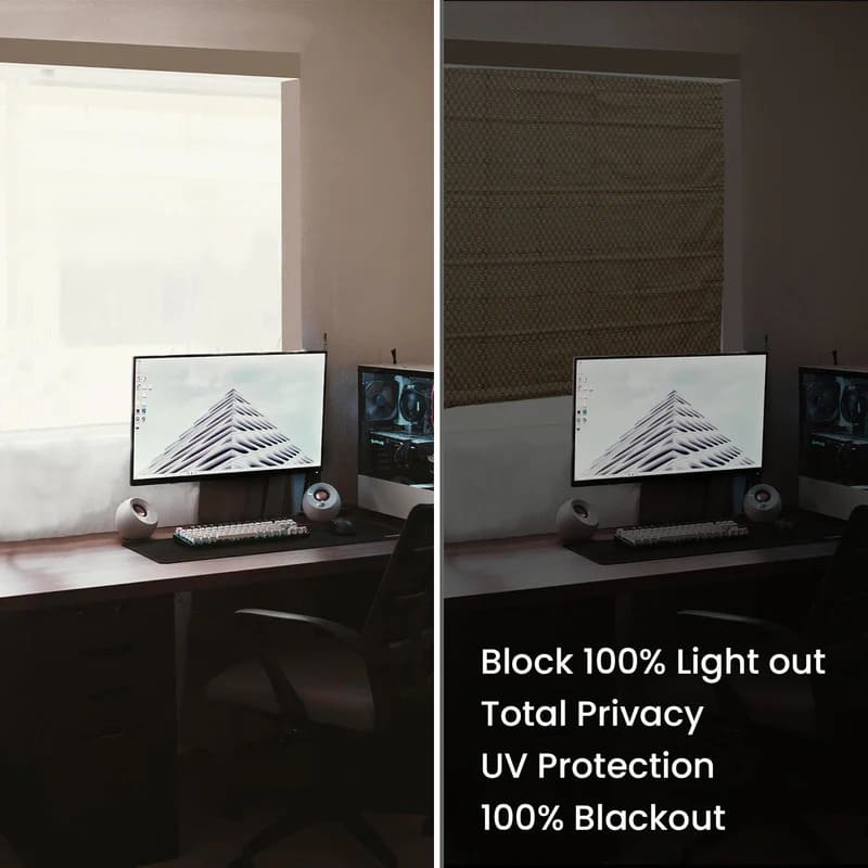 adjustable romanshade for easy window control