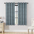 Block print blackout patterned curtains for living room