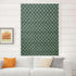 Roman shades in dining room creating warm ambiance