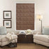 hand block print romanshade for artisan home decor