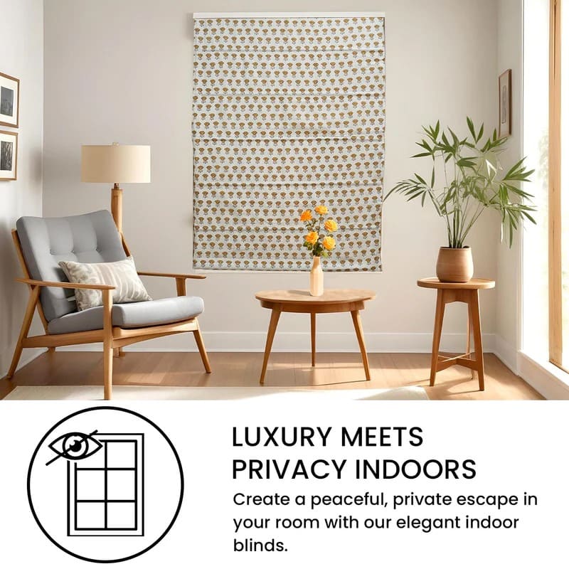 Green roman shade for fresh and calming interiors