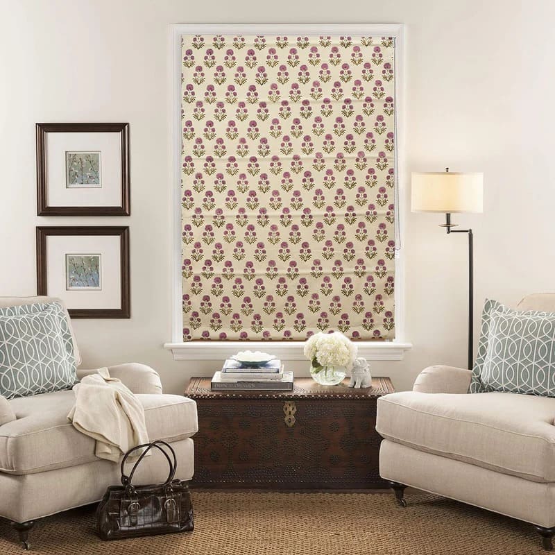 blackout romanshade for privacy and light control