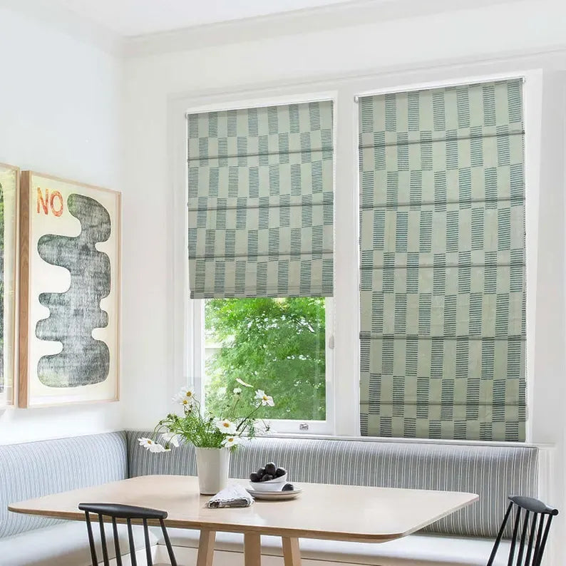 Elegant roman shade window covering for any room