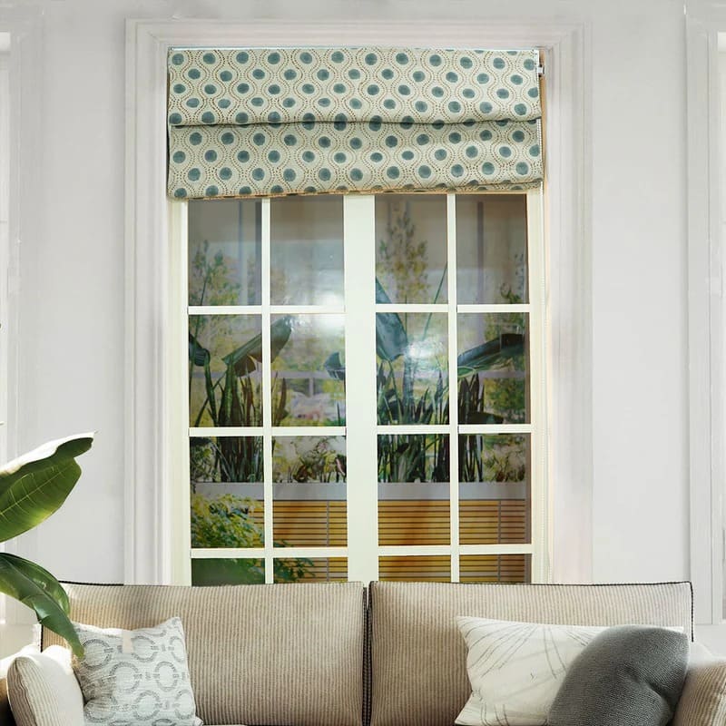 Handmade custom roman shades for unique interiors