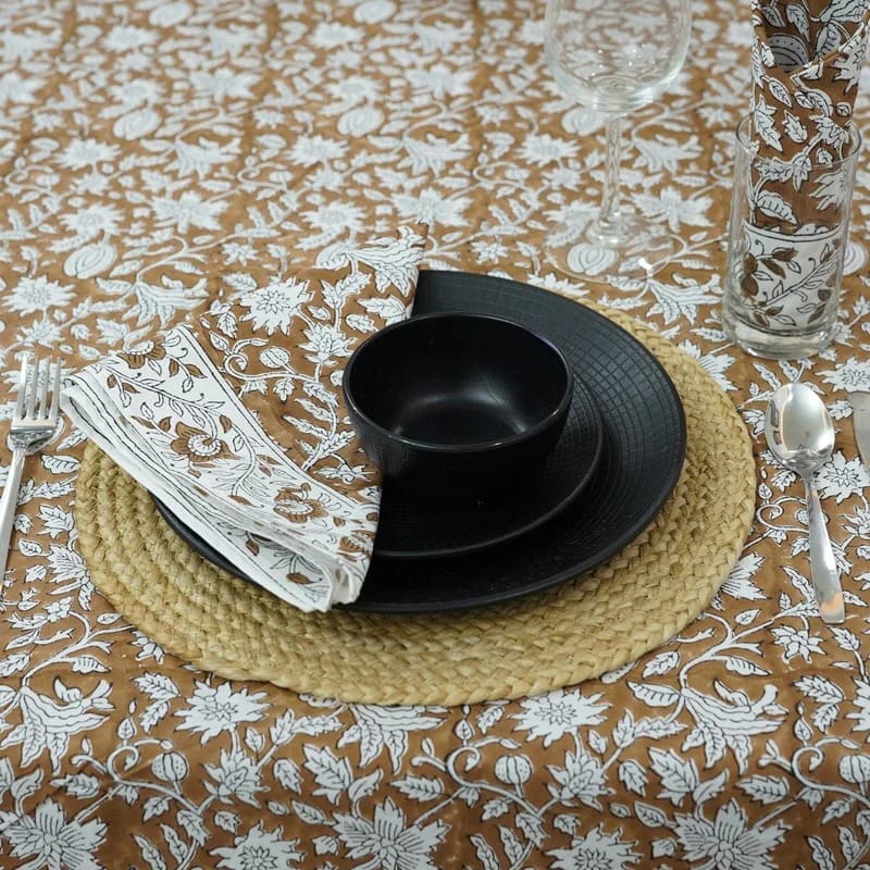 Handmade cotton printed table clothes