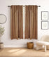 Anamika Red Floral Hand Block Print Viscose Linen Curtains