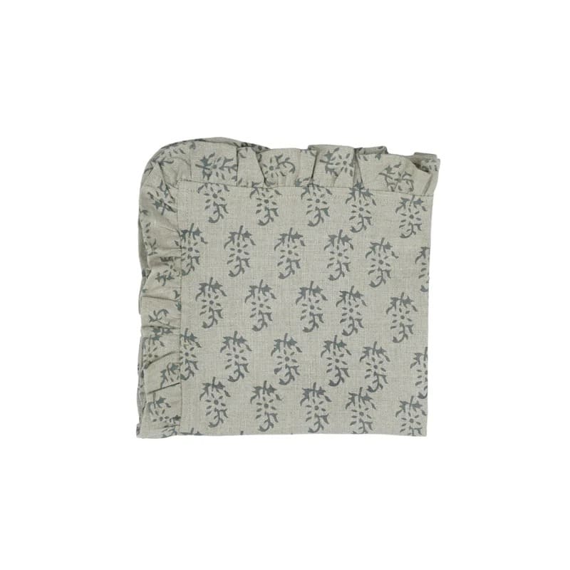 Soft linen floral table napkins