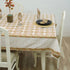 Soft interior styling printed table cloth