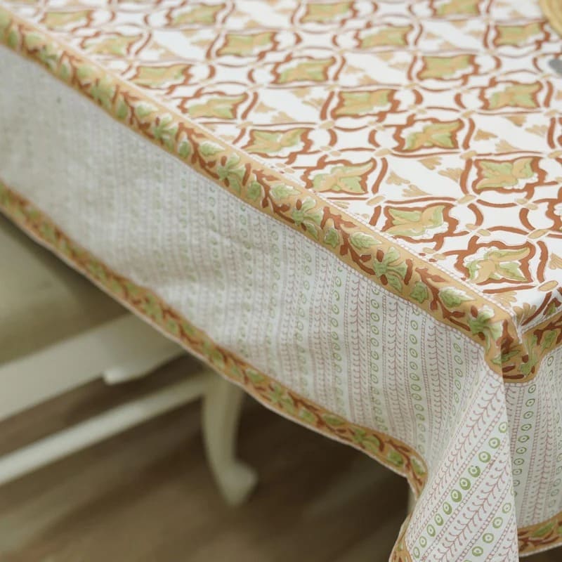 Designer look bedroom printed table cloth