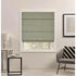 Drapes and roman shades layered window treatments