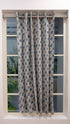 Block Print Floral Curtain: PUSHPSAMHITA - Fabdivine
