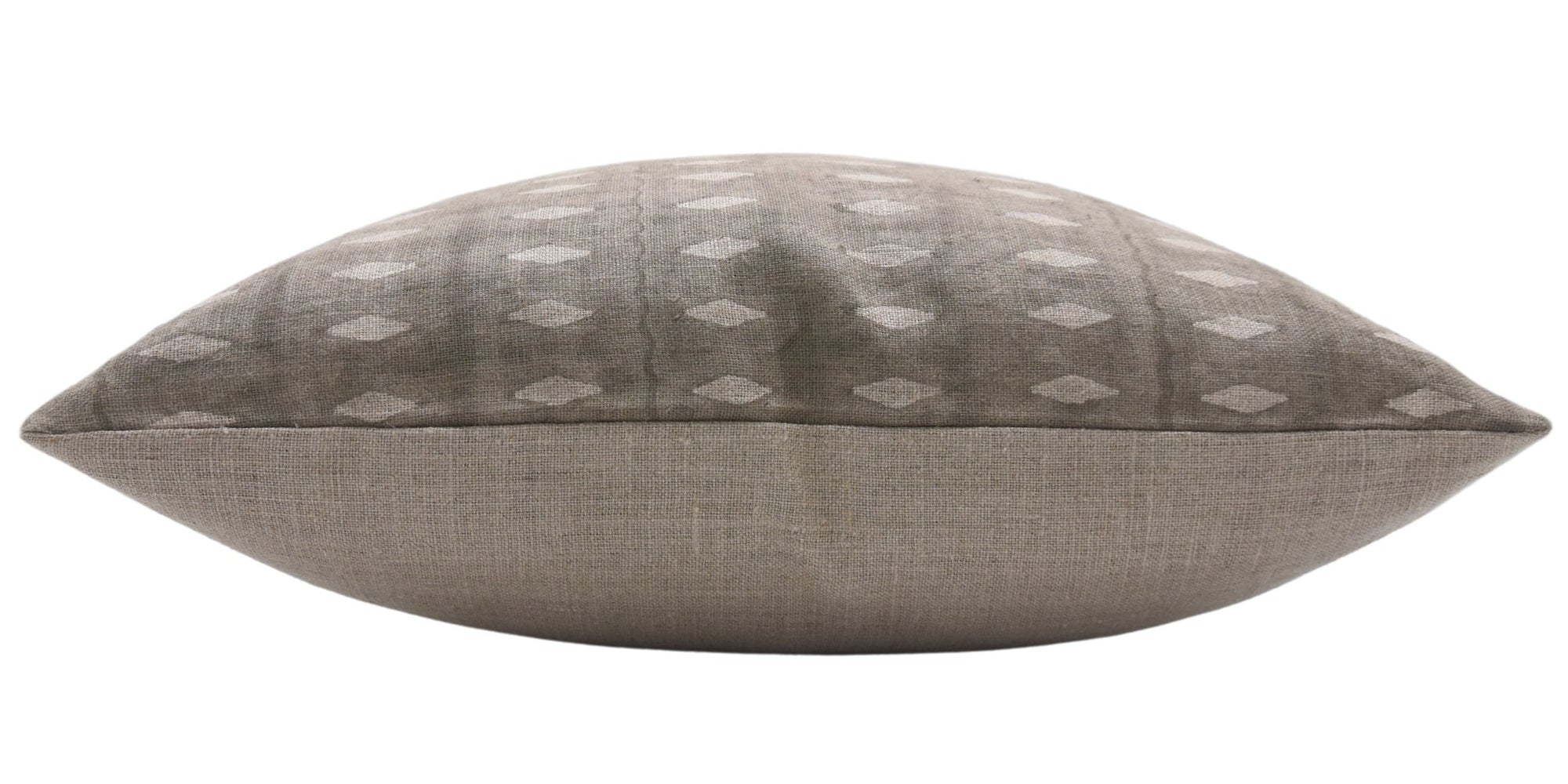 OMJI Block Print Thick Linen Throw Pillow Cover - Fabdivine