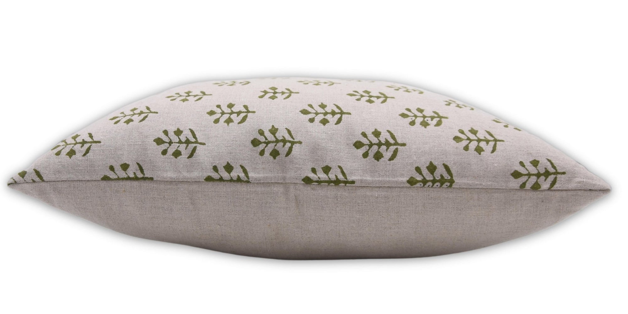 Square/Lumber block print pillow cover- pure linen- JAISALMER - Fabdivine