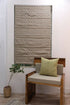 Blackout Roman shade minimal window covering living room decor