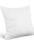 Fluffy pillow insert on a crisp white background.