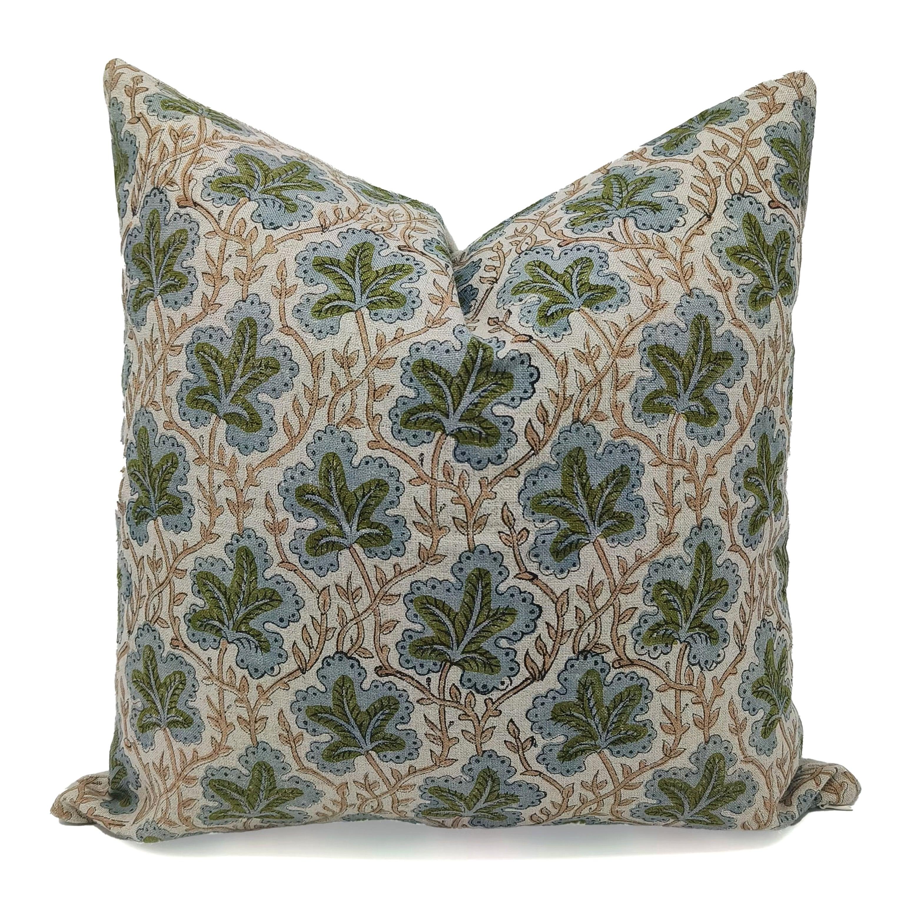 Block print Linen Pillow cover, Handblock cushion cover, decorative pillow cover, throw pillow, set two covers, outdoor sofa cushion, case king decorative covers, boho large small, bed farmhouse square, vintage neutral accent, floral bedroom décor lumbar, block print living room cushions, handmade hand block pillow, bohemian
